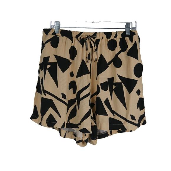 Women's Geometric Print Drawstring Shorts XL - Picture 1 of 9